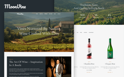Moonvine - Wine and Winery HTML5 Landing Page