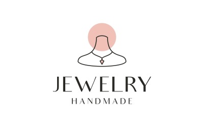 Necklace Jewelry Hand Drawn Logo