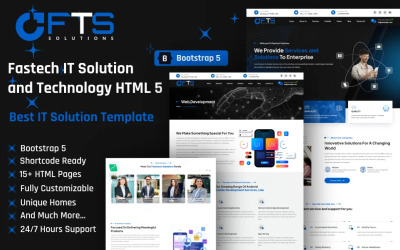 Mehrzweck-HTML-Vorlage von Fashtech Solutions