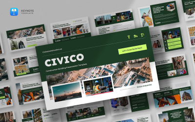 Civico - Construction &amp;amp; Engineering Keynote Template