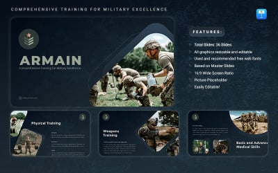 Armain-Militaire Training Presentatie Keynote Template