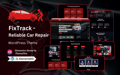 FixTrack - Reliable Car Repair WordPress Theme