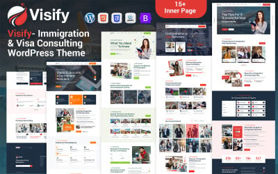 Visify - Tema WordPress de consultoria de imigração e visto