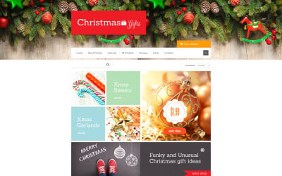 Christmas Gifts ZenCart Template