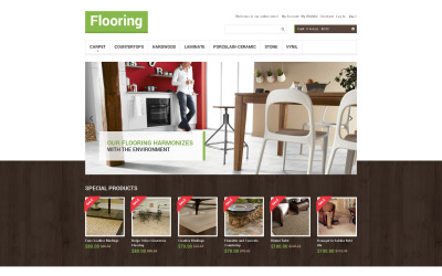 Flooring Store Magento Theme