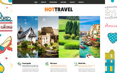 Travel Agency Responsive Joomla Template