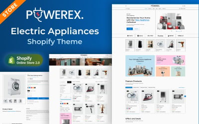 Powerex - Elektrik ve Elektronik Mağazası Shopify Teması 2.0