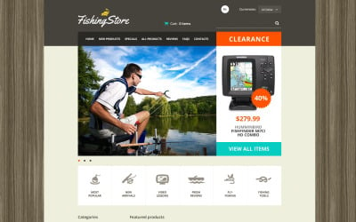 Fisherman ZenCart Template