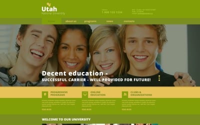 University Responsive Joomla Template