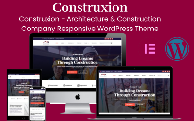 Construxion - Empresa de Construção e Arquitetura Tema WordPress Responsivo