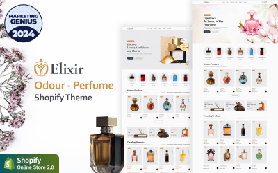 Parfum Elixir - Thème Shopify Premium pour boutique de parfums et d&amp;#39;eaux de toilette