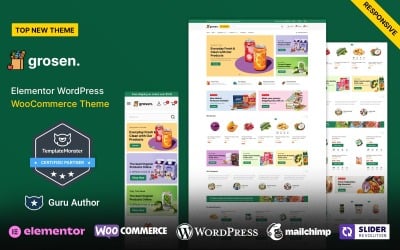 Grosen - Motyw WordPress WooCommerce dla artykułów spożywczych i warzyw