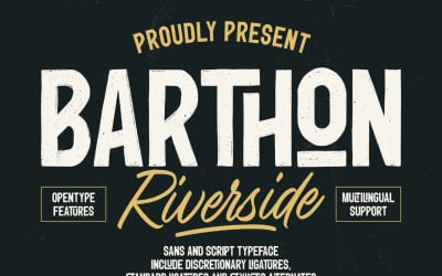 Barthon Riverside Font Duo