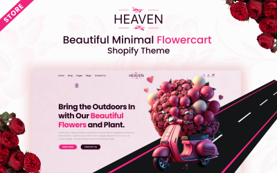 Heaven - Çiçek Buketi ve Butik Hediye Shopify Teması