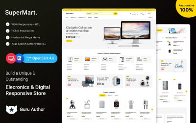 SuperMart - Mega Shop Multipurpose Responsive OpenCart Theme