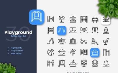 30 Playground Icon Collection