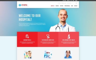 Ambulance Responsive Joomla Template