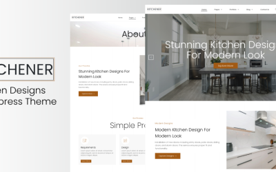 Kitchener - Thème Wordpress pour la conception de cuisines