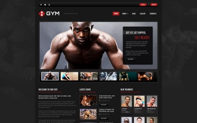 Bodybuilding responsieve Joomla-sjabloon