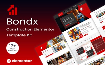 Bondx - Construction Elementor Kit