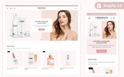 Loranica Beauty Care - Temi di bellezza Shopify | Shopify 2.0