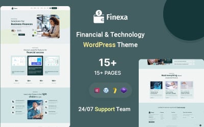 Finexa – Thème WordPress pour les entreprises, la finance et la technologie