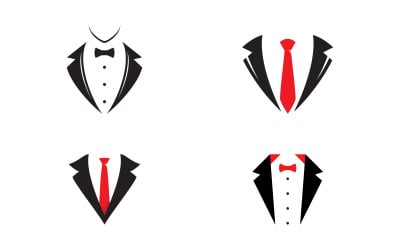 Tuxedo man exclusive template vector icon illustration design v.20