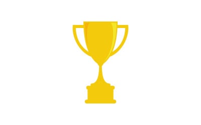 Trophy Winner Vector icon design illustration Template v.13