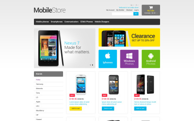 Mobile Store 响应 Magento 的me