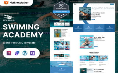 Swim School - Szkoła pływania i trening WordPress Elementor Theme