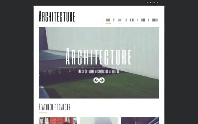 Minimalism in Architecture Joomla Template