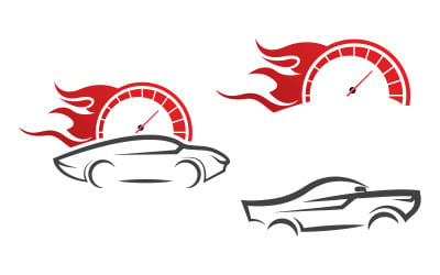 Auto car Racing Logo Template vector illustration v.6