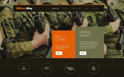 Army Responsive WordPress Theme