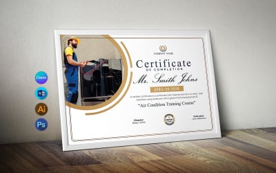 Canva Air Condition Course Certificates