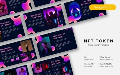 NFT-Token – Business-Google-Slide-Vorlage