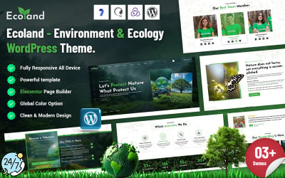 Ecoand - Environment &amp;amp; Ecology WordPress Theme