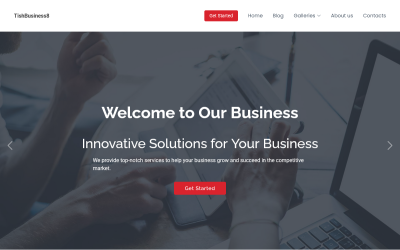 TishBusiness8 – Corporate and Business WordPress Theme