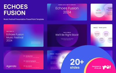 ECHOES FUSION Music Festival Presentation PowerPoint Template