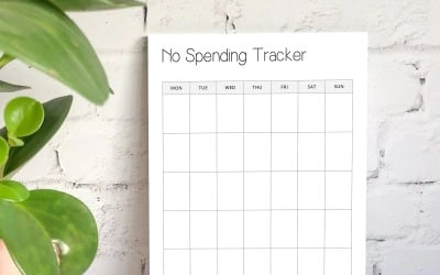 Spending Tracker Canva and MS Word