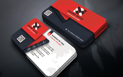 Multipurpose Business Card Template - E-card - Visiting Cards 815