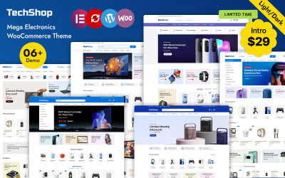 TechShop - Electronics TechStore WooCommerce WordPress Theme