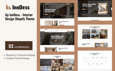 Ap InnDess - Interior Design Shopify Theme