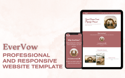 EverVow - Plantilla de página de destino para organizadores de eventos