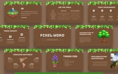 Pixel PowerPoint Presentation Template
