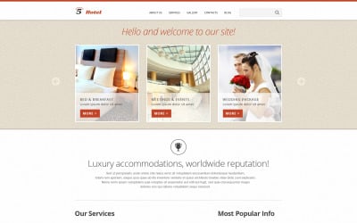 Hotels Responsive Joomla Template