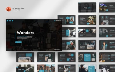 Wonders - Video, Film, &amp;amp; Movie Powerpoint Template