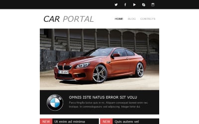 Car Club Responsive Newsletter Template