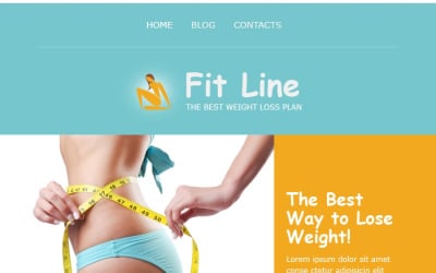 Fitness Responsive Newsletter Template