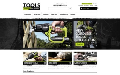 Tools &amp; Equipment Responsive Magento Theme