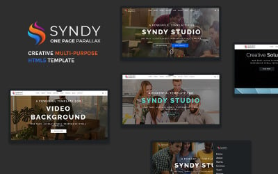 Plantilla HTML5 multipropósito de Syndy Creative